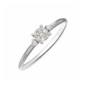 Anillo Itemporality Oro Blanco Diamantes 0.072cts