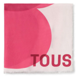 Foulard fucsia TOUS Blurry Flower