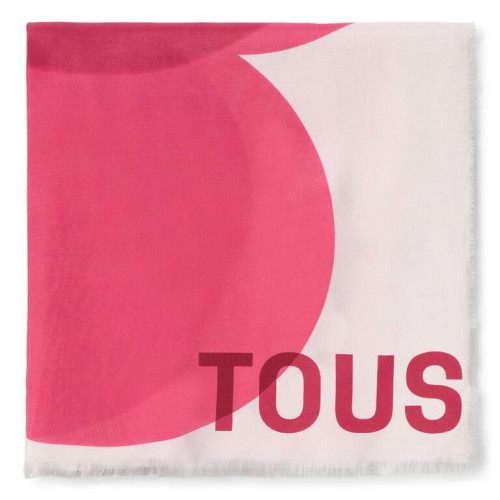 Foulard fucsia TOUS Blurry Flower