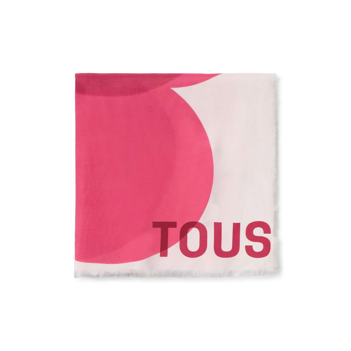 Foulard fucsia TOUS Blurry Flower