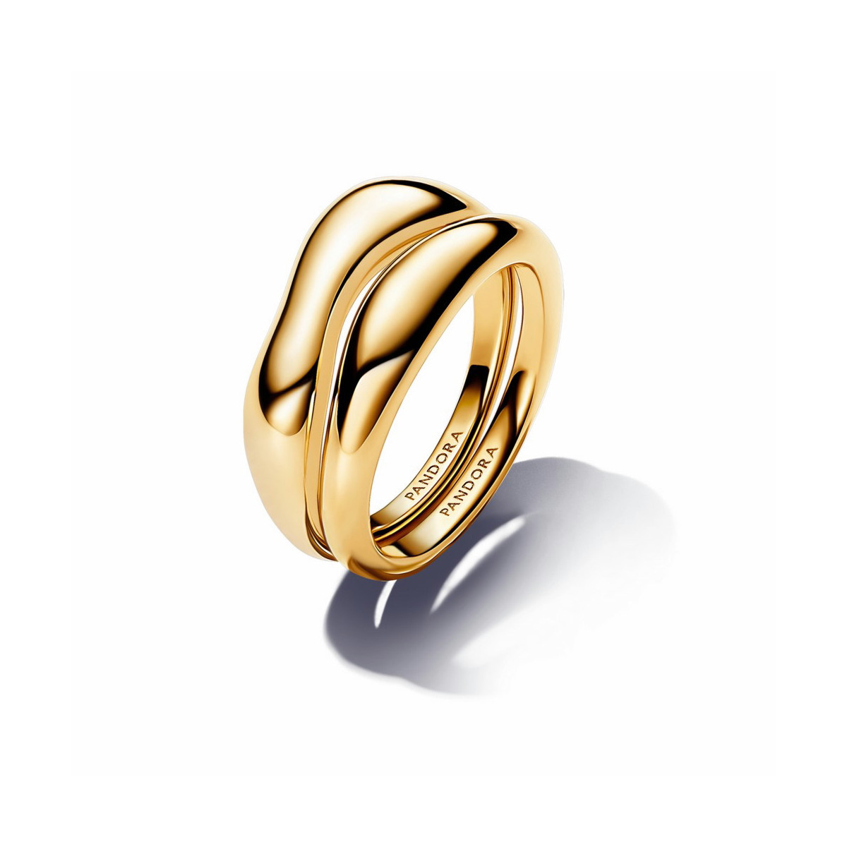 Anillo Pandora Combinables Forma Orgánica