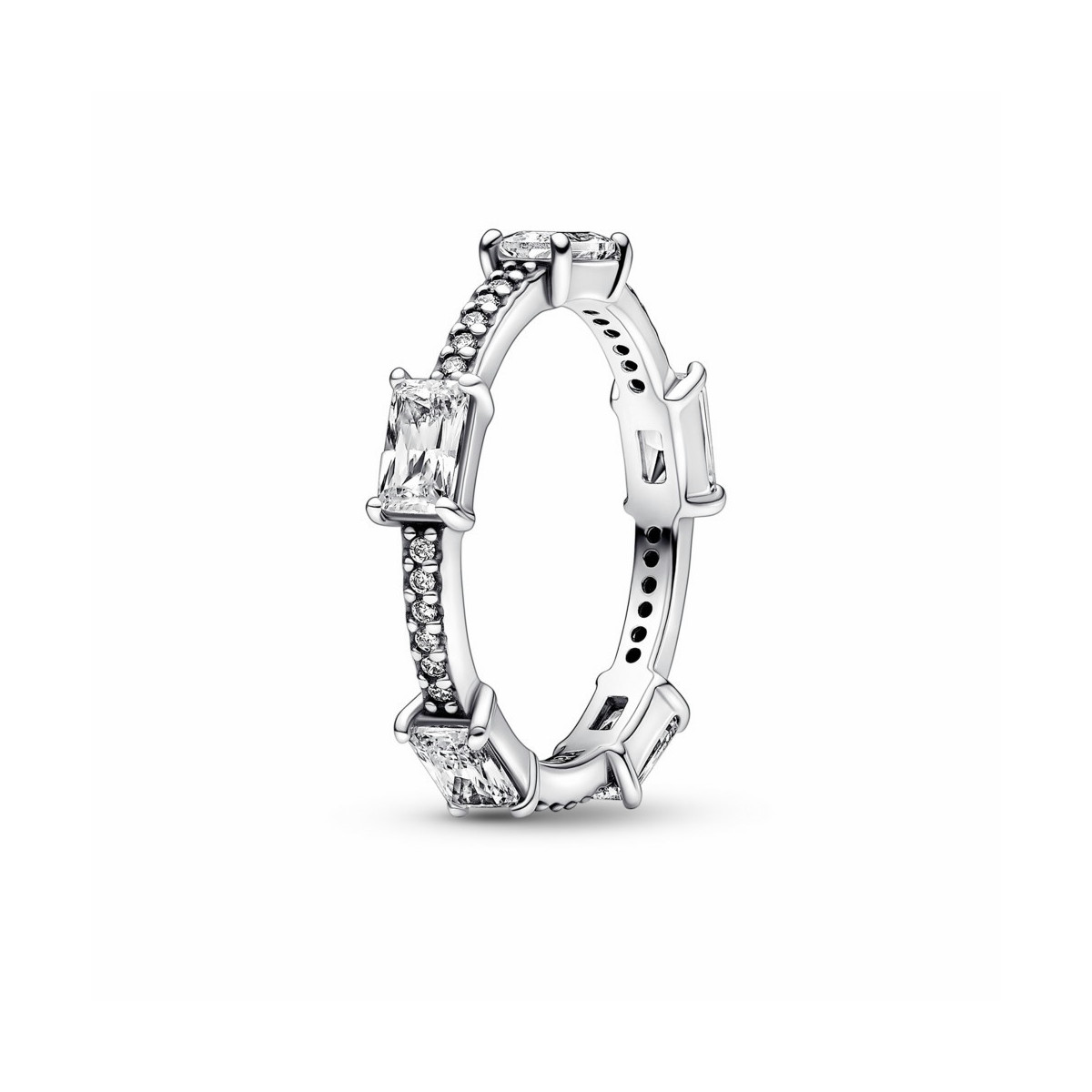 Pandora Anillo Barras Rectangulares Brillantes Pavé - 192397C01