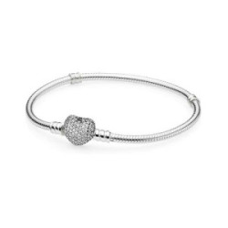 Pandora Pulsera Moments Cierre corazón Pavé Circonitas - 590727CZ