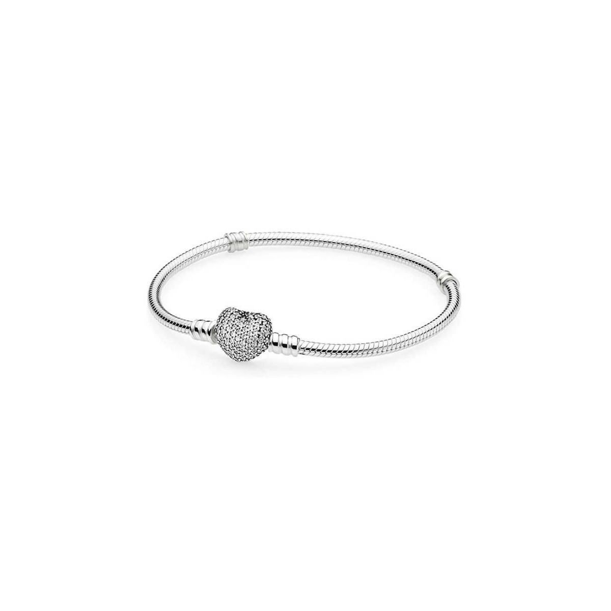 Pandora Pulsera Moments Cierre corazón Pavé Circonitas - 590727CZ