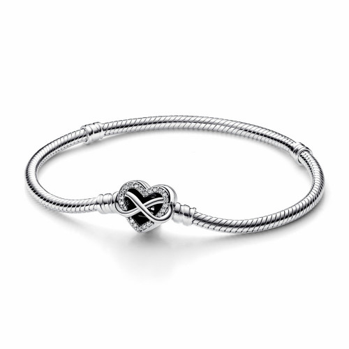Pulsera Pandora Moments Cierre Infinito Brillante Corazón - 592645C01