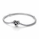 Pulsera Pandora Moments Cierre Infinito Brillante Corazón - 592645C01