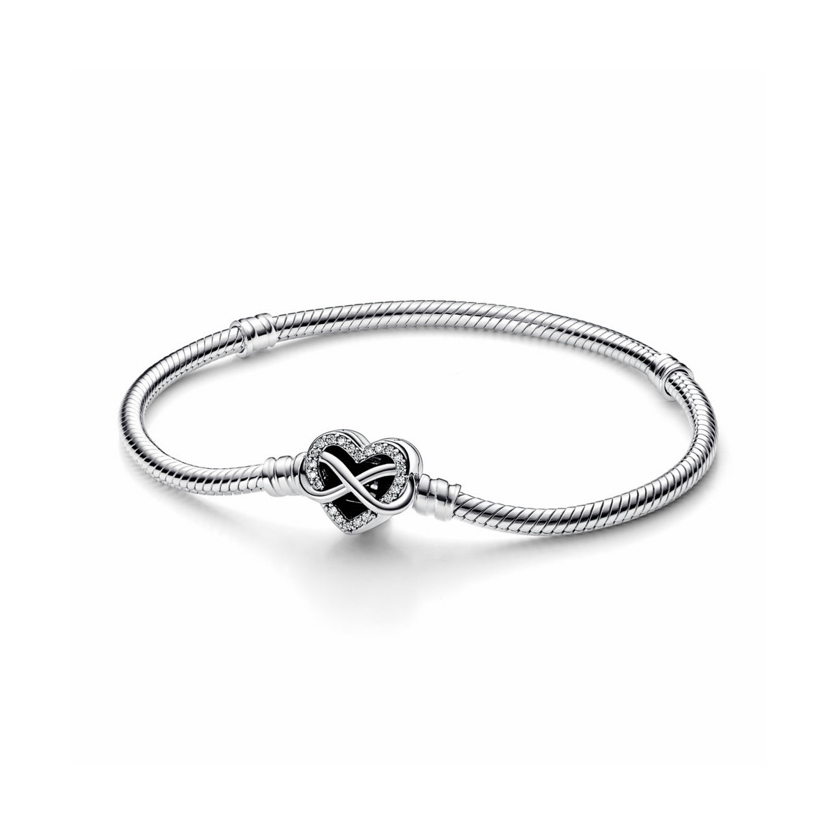 Pulsera Pandora Moments Cierre Infinito Brillante Corazón - 592645C01