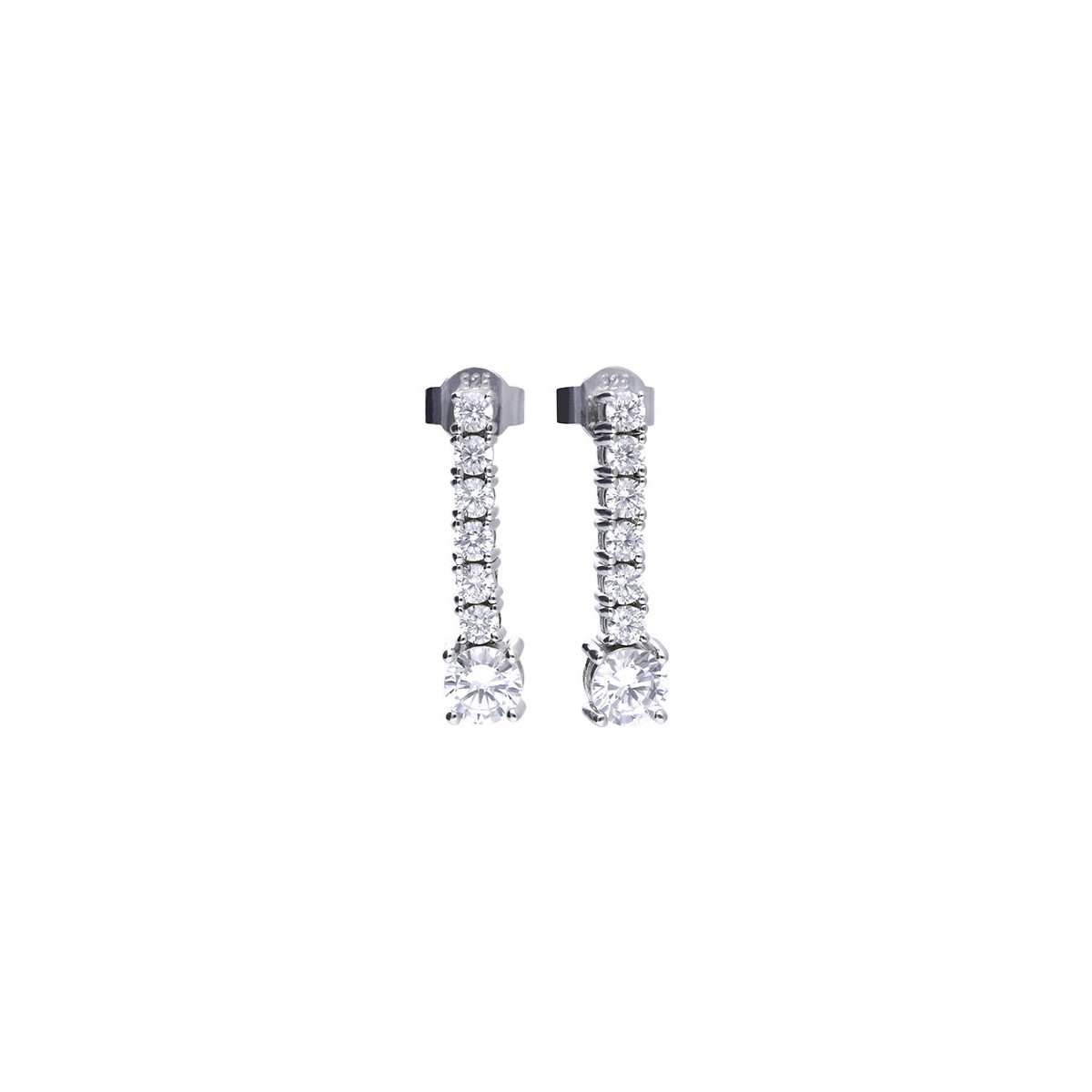 Diamonfire Pendientes Riviere Circonitas