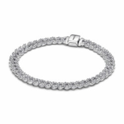Pulsera de Cadena Pavé Cuban de PANDORATimeless - 593008C01