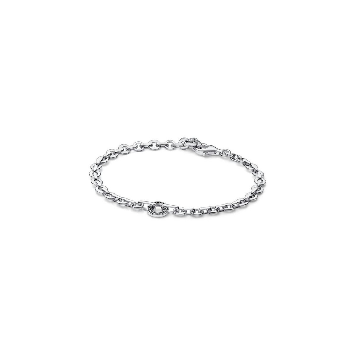 Pulsera Pandora Cuero Trenzado Azul - 592777C01