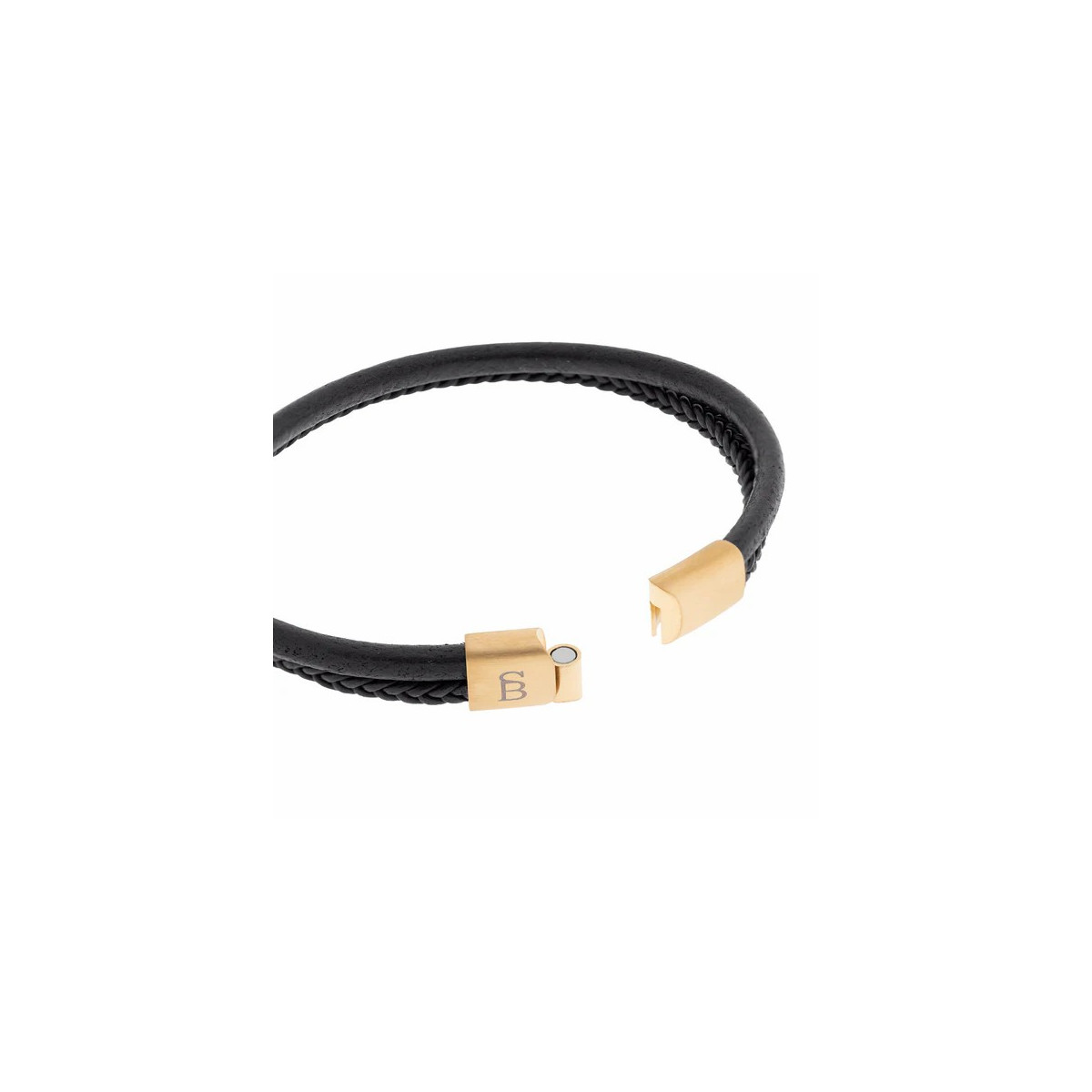 Pulsera de cuero Denby Steel&Barnett - LBD011