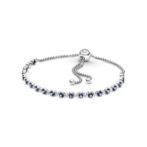 Pandora Pulsera Brillos Azules Transparente Cierre Deslizante - 599377C01