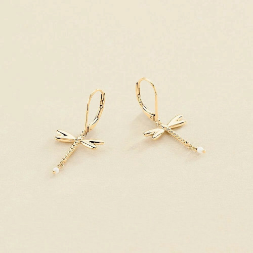 Agatha Paris Pendientes Largos Dragonfly