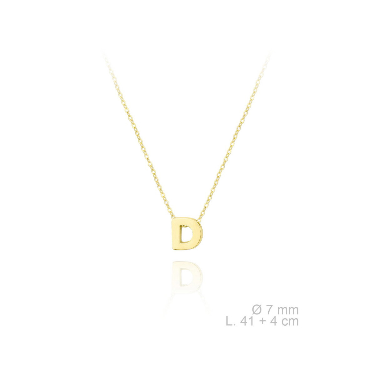 Iincial Mini D Plata Dorada