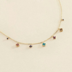Collar corto BELOVED - Multicolor / Oro