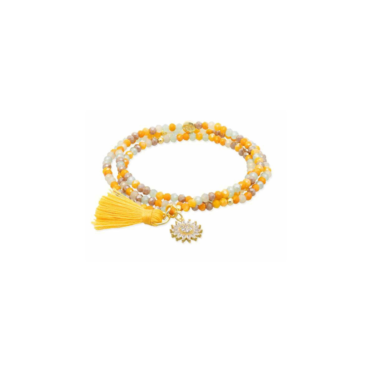 Pulsera ZEN MOSTAZA con sol