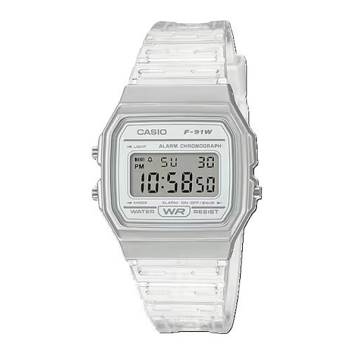 Reloj vintage transparente plata CASIO