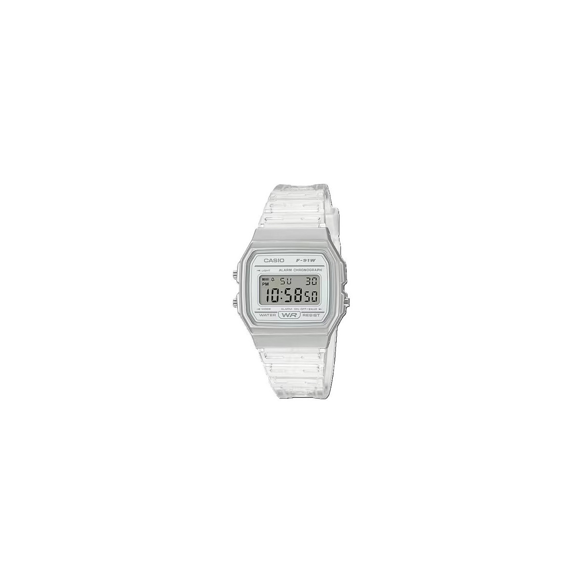 Reloj vintage transparente plata CASIO