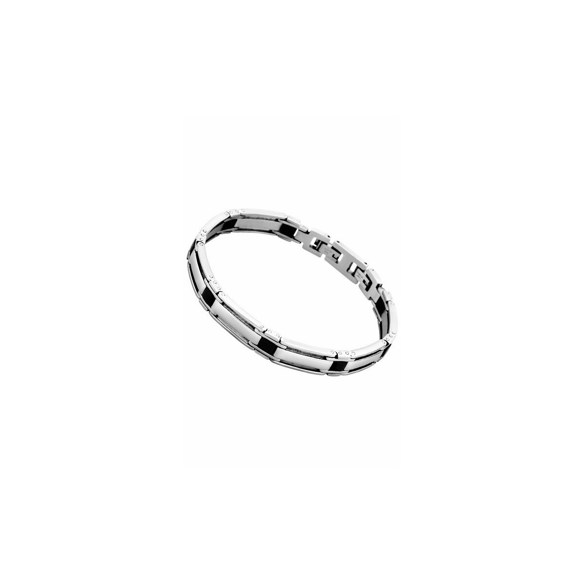 PULSERA LOTUS STYLE MEN IN BLACK LS1575-2/1 ACERO, HOMBRE