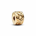 Pandora Charm de Clip Corazones Anudados