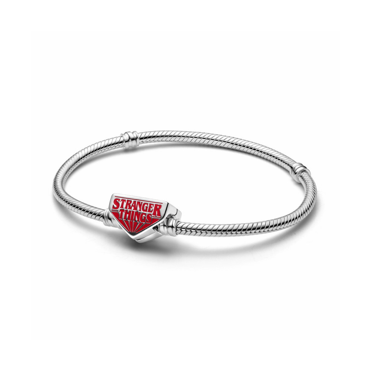 Pulsera Pandora Moments Cadena de Serpiente con Cierre de Stranger Things - 593572C01