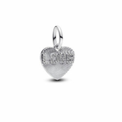 Charm Colgante Grabable Corazón Amor