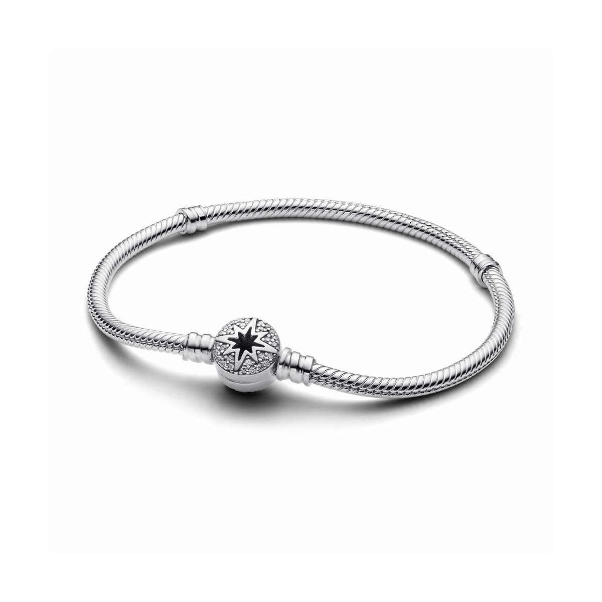 Pulsera Pandora Moments Cadena de Serpiente con Cierre de Estrella Polar - 593584C01