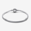 Pulsera Pandora Moments Cadena de Serpiente con Cierre de Estrella Polar - 593584C01