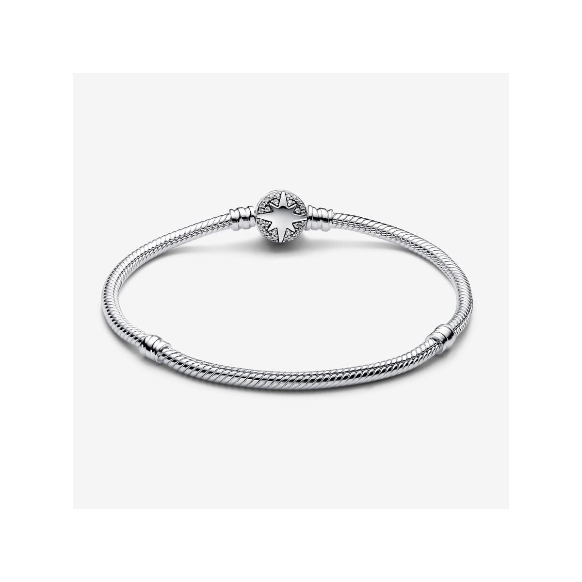 Pulsera Pandora Moments Cadena de Serpiente con Cierre de Estrella Polar - 593584C01