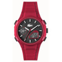 Reloj de silicona analógico y digital LC33 Lacoste Rojo