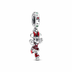 Charm Colgante Minnie Mouse Patinando sobre Hielo de Disney