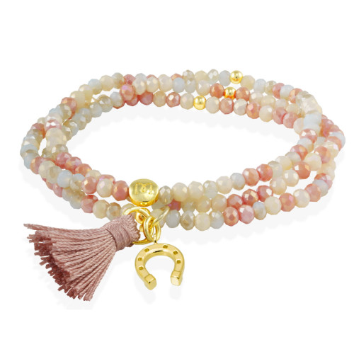 Marina Garcia Pulsera Zen Herradura Plata Dorada