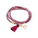 Pulsera Zen Burgundy Menina Dorada