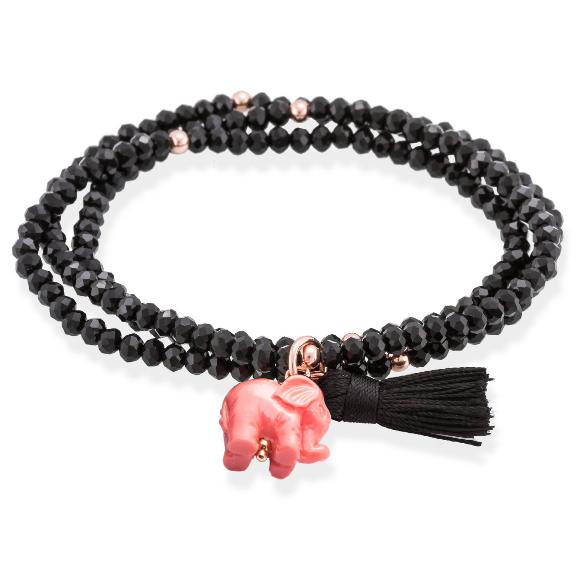 Pulsera Zen Negra Elefante Marina Garcia