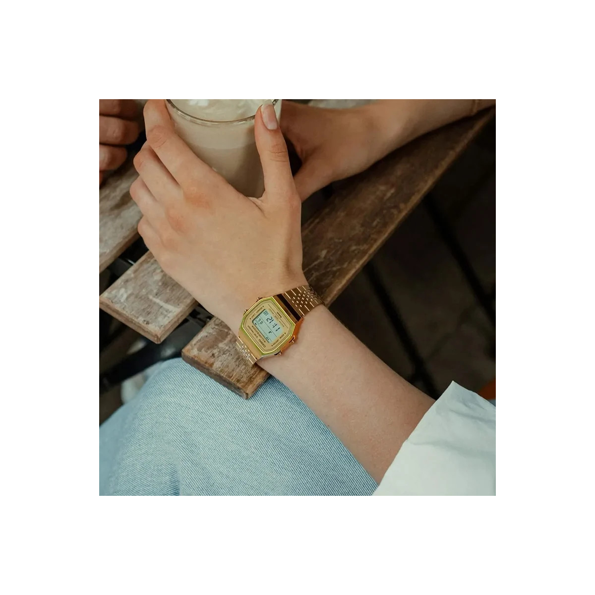 Reloj Vintage Dorado CASIO