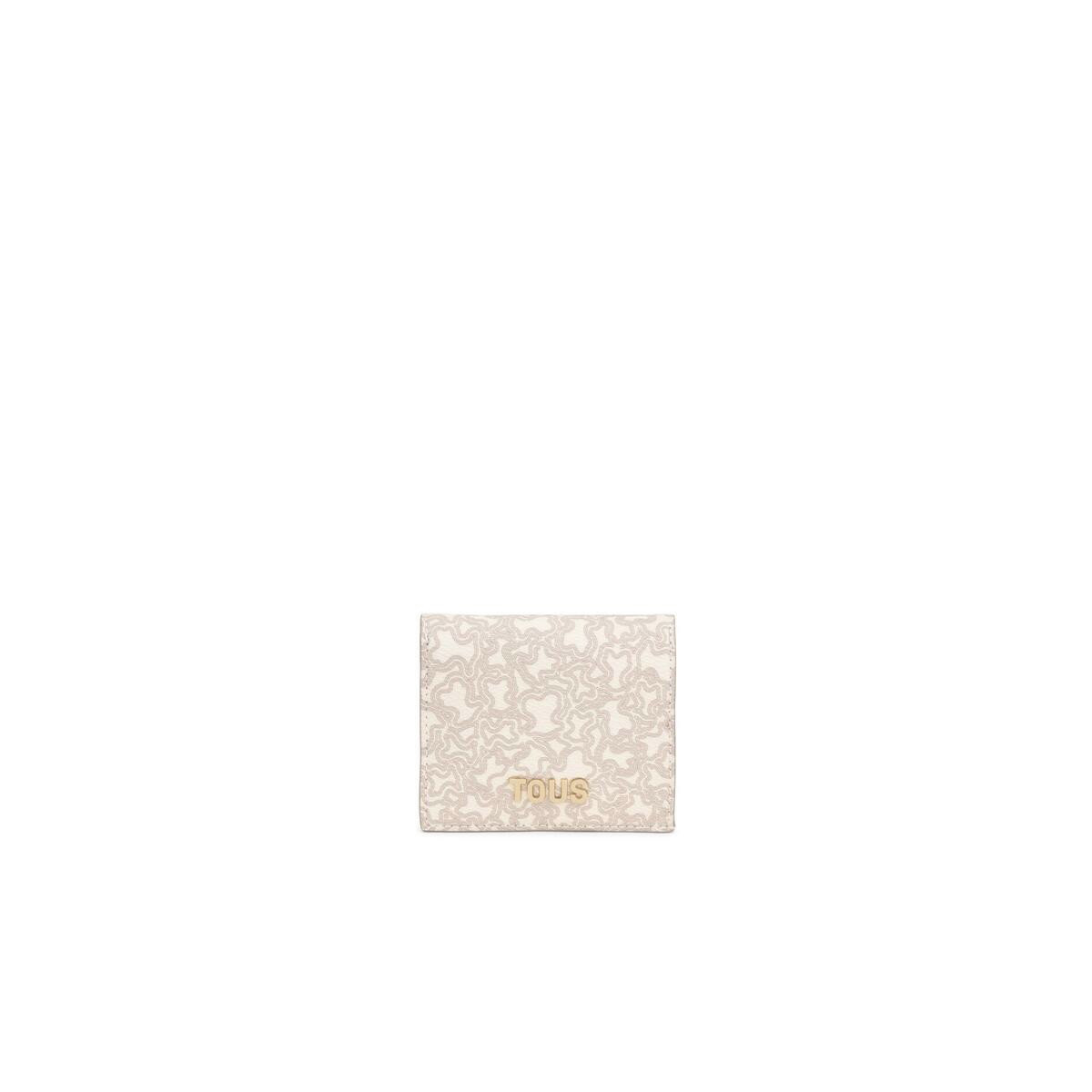 Cartera pequeña beige TOUS Kaos Mini Lines