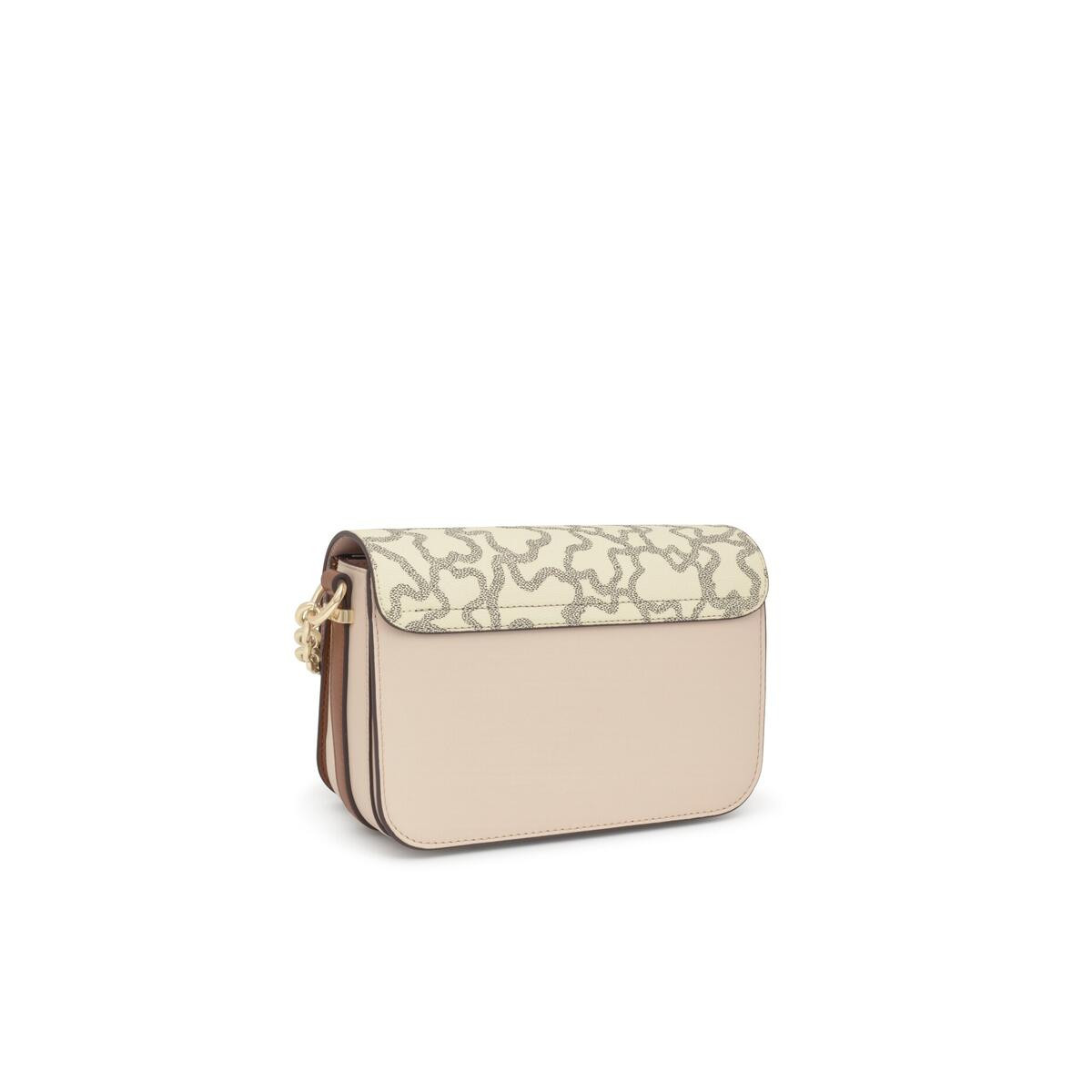 Bandolera mediana Chain camel y beige TOUS Kaos Icon
