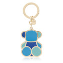 Llavero azul TOUS Bear Faceted