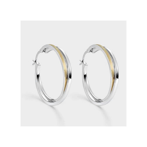 Aros Plata Bicolor Itemporality