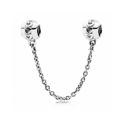 PANDORA Cadena de Seguridad Corazones