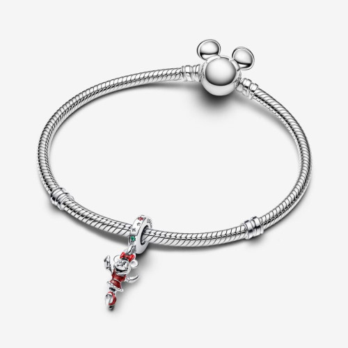 Charm Colgante Minnie Mouse Patinando sobre Hielo de Disney