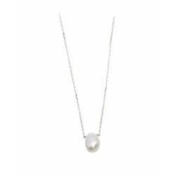 Collar en Perla Natural Salvatore Plata