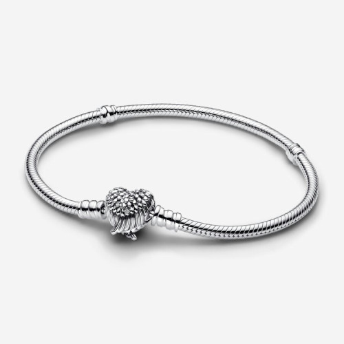 Pulsera Pandora Moments Cadena de Serpiente con Cierre Corazón Alado - Edición limitada Pandora - 593680C01