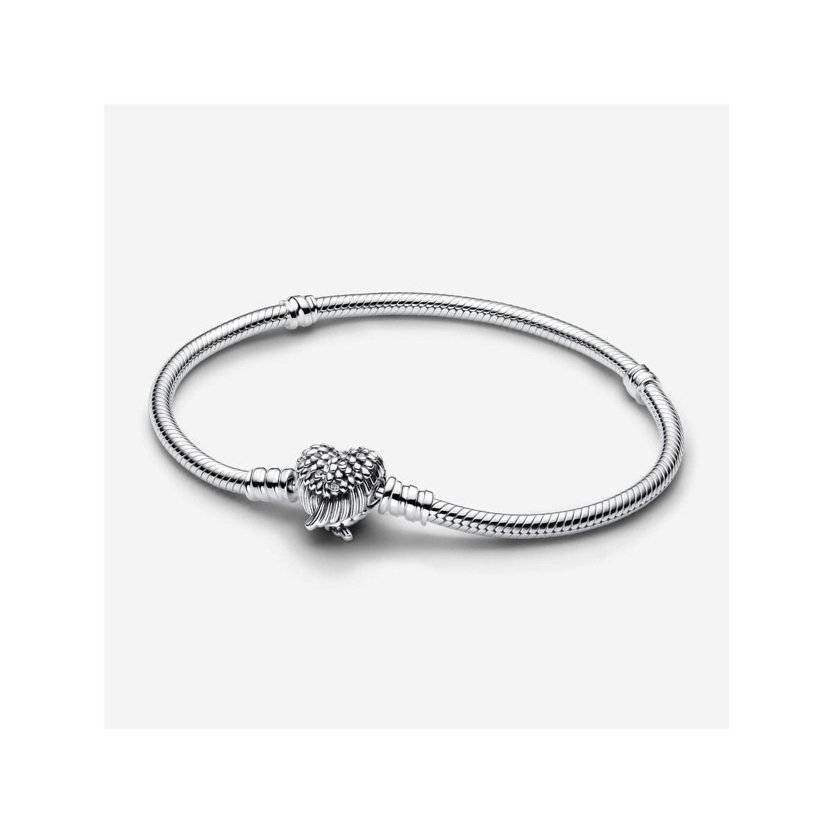 Pulsera Pandora Moments Cadena de Serpiente con Cierre Corazón Alado - Edición limitada Pandora - 593680C01