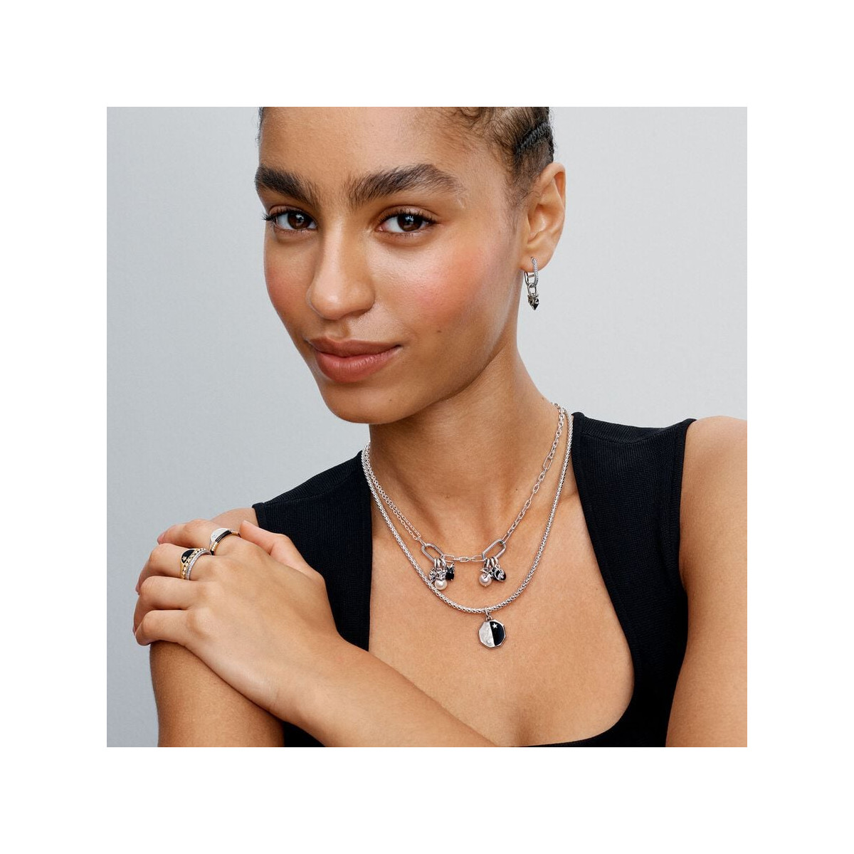 Charm Mini Colgante Pandora ME Perlas y Flechas