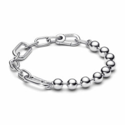 Pulsera de Eslabones Link y Cuentas Metálicas Pandora ME - 592793C00