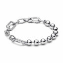 Pulsera de Eslabones Link y Cuentas Metálicas Pandora ME - 592793C00