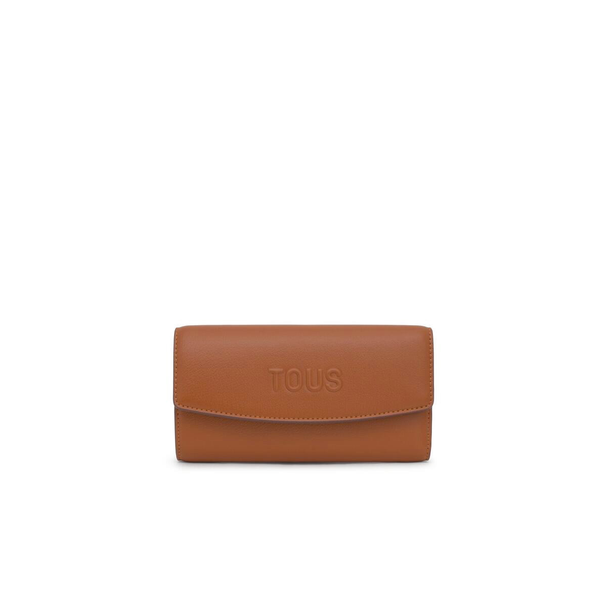 Billetera grande Pocket camel TOUS Bloom