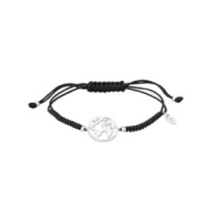 Pulsera hilo mundo Lotus Silver