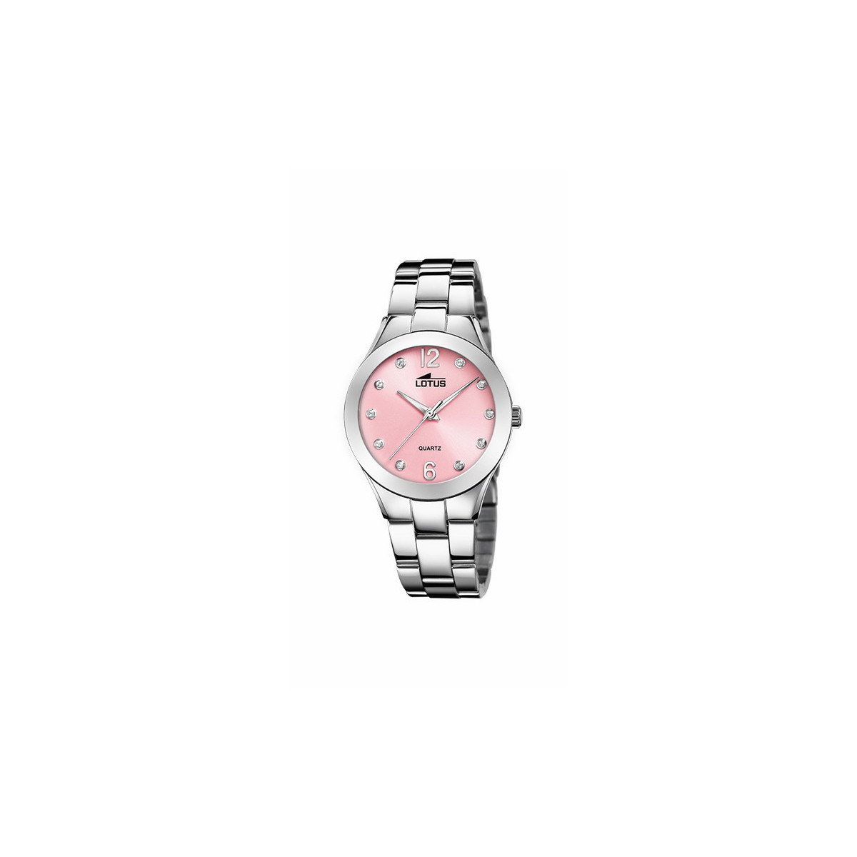 Reloj mujer esfera rosa Lotus